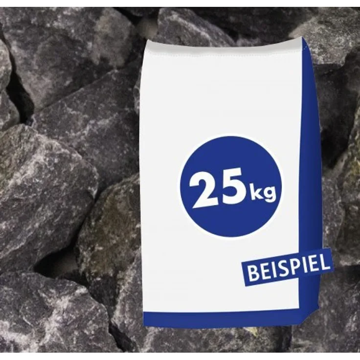 25kg Gabionen Steine Basaltbruch Anthrazit 40-70mm
