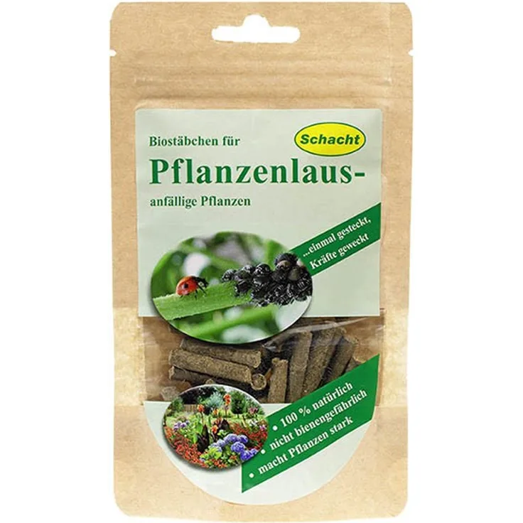 Schacht Schutzstäbchen Biostäbchen für Pflanzlaus für anfällige Pflanzen, 50 g