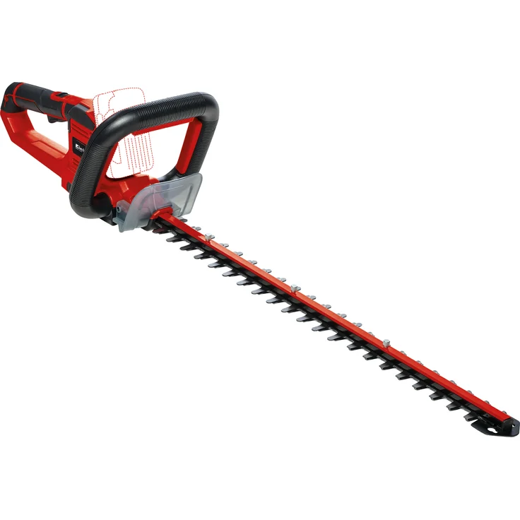 Einhell Akku-Heckenschere GE-CH 18-60 Li-Solo Power X-Change (Lithium-Ionen, 18 V, 67 cm Schwertlänge, 60 cm Schnittlänge, 22 mm Zahnabstand, Metallgetriebe, ohne Akku und Ladegerät) – Bild 1