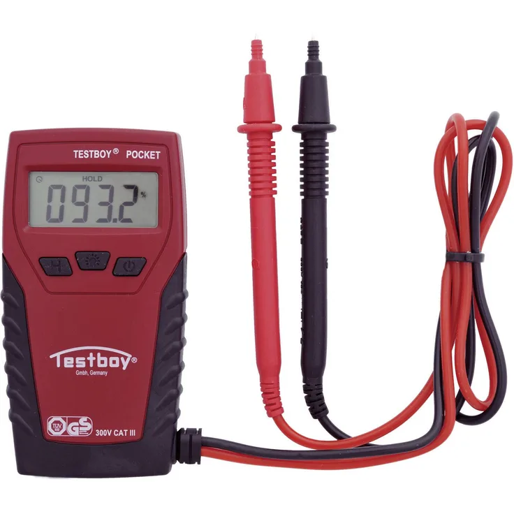 Testboy Pocket Hand-Multimeter digital CAT III 300V Anzeige Counts: 2000