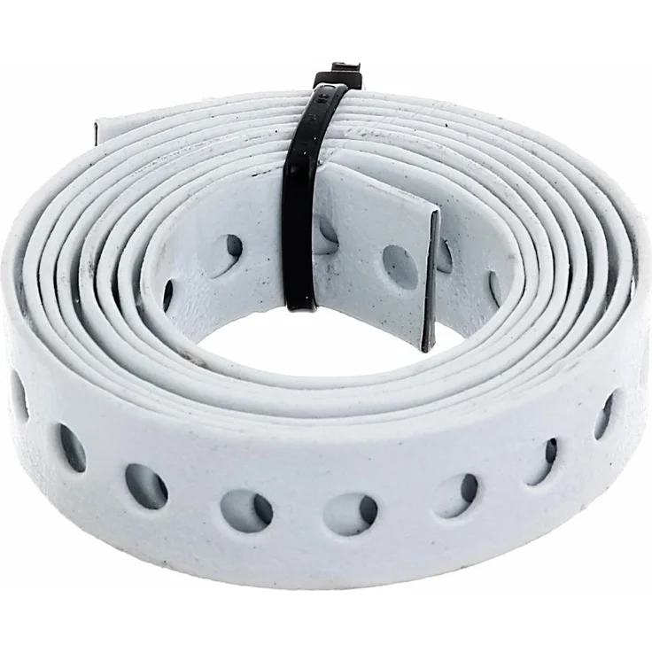GAH-Alberts 334253 Lochband - weiß kunststoffbeschichtet, Breite: 17 mm, Länge: 1,5 m