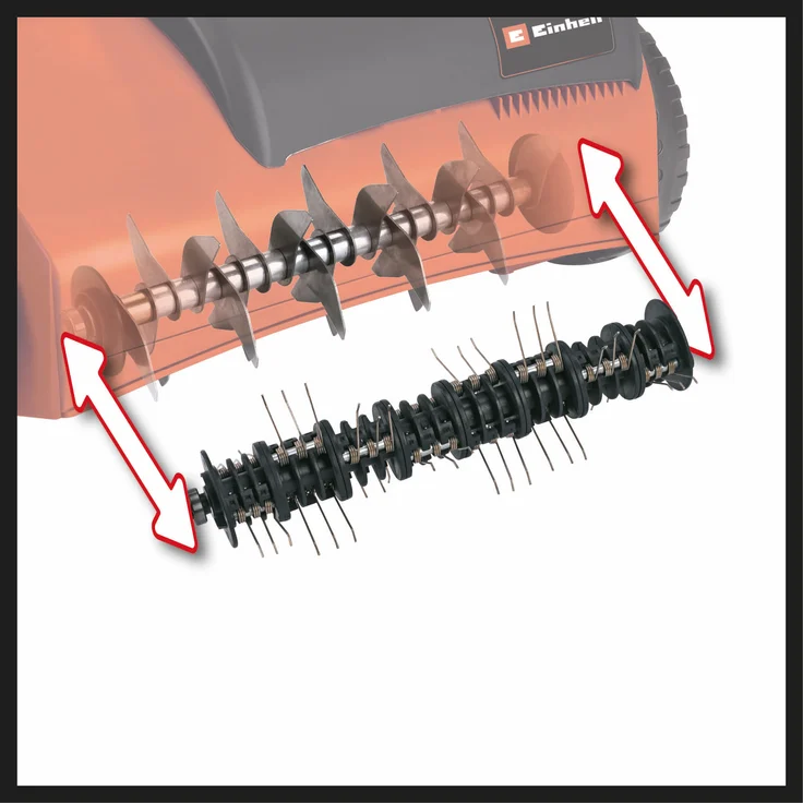 Einhell Elektro-Vertikutierer-Lüfter RG-SA 1433 (1400 W, 33 cm Arbeitsbreite, 3-fach höhenverstellbar, 28 l, empfohlen für Flächen bis 400 m²) – Bild 8