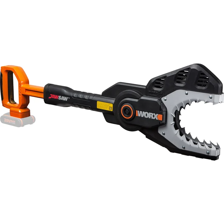 WORX WG329E.9 Kettensäge Jawsaw für sicheres Sägen von Ästen - auf dem Boden oder hoch gelegen Astsäge mit umschlossener Kette, Stahlzähnen & Kettenschutz ohne Akku & Ladegerät – Bild 1