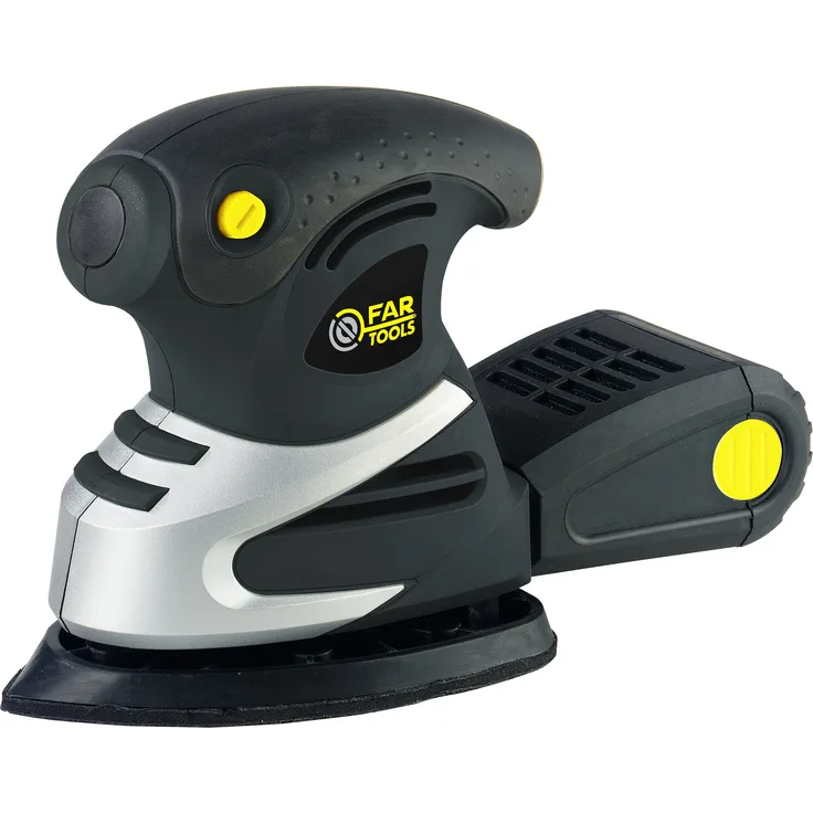 Fartools MS 220 Schwingschleifer Delta, 200 W, Länge Schleiffläche 140 mm, Breite Schleiffläche 80 mm, Drehgeschwindigkeit 15.000 U-min