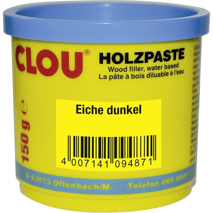 Clou Holzpaste 150 g, eiche dunkel – Bild 2