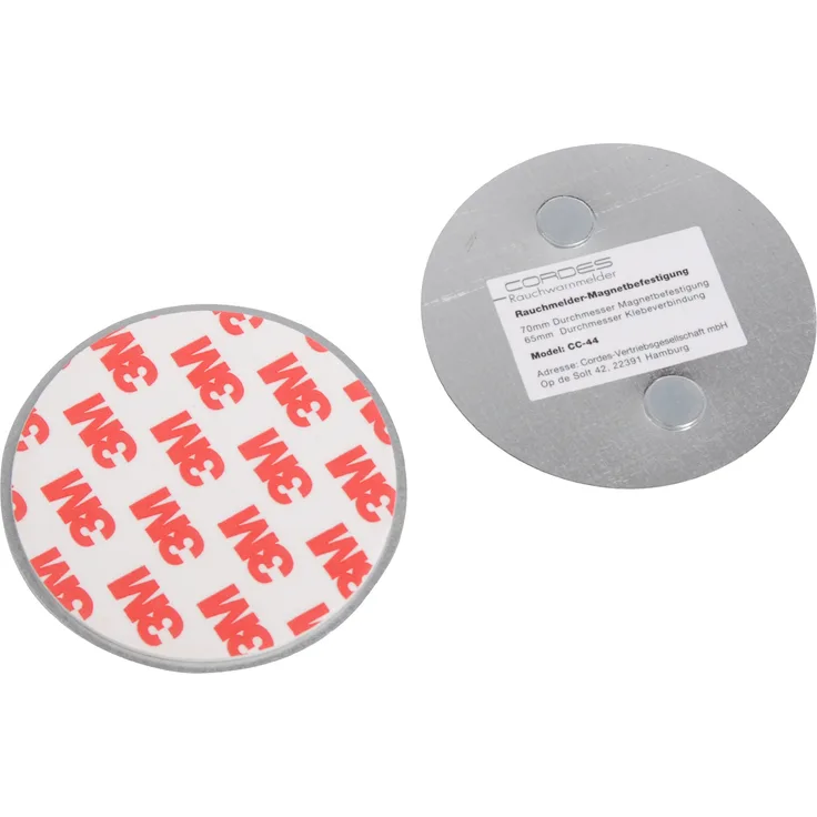 Cordes CC-44 Magnet-Befestigung Rauchmelder Zubehör Magnet Pad Halter Rauchwarnmelder