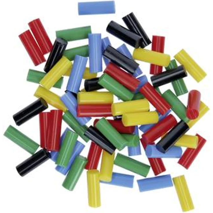 Bosch 2608002005 Mini Sticks 70tlg. (Farbige Klebesticks, Zubehör für Heißklebestift Gluey) – Bild 1