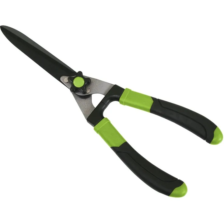 Xclou Hecken- und Buchsbaumschere, Klinge antihaftbeschichtet ca 230 mm lang, Gartenschere mit Schnittstärke von ca 16 mm