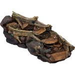 Ubbink REVETÓN Wasserfallelement, Bachlauf, Baumstammnachbildung inkl. LED