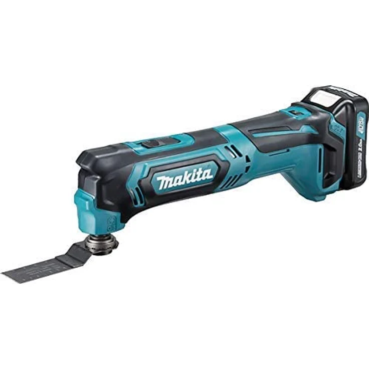 Makita TM30DSMJX5 Akku-Multifunktionswerkzeug 10,8 V - 4,0Ah, 2 Akkus, Ladegerät, MAKPAC inklusiv 41 teilig Zubehör-Set, 170 W, 10.8 V, türkisschwarz, mit 2X 4,0 Ah inkl. Sortiment Einsatzwerkzeuge – Bild 4