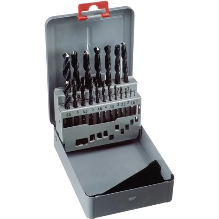 Connex COX972311 HSS-Bohrersatz 1-10 mm rollgewalzt 19-teilig