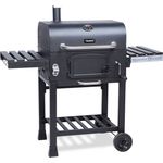 TAINO HERO XL Smoker Holzkohlegrill Kohlegrill Grillwagen 57 x 42 cm Grillfläche