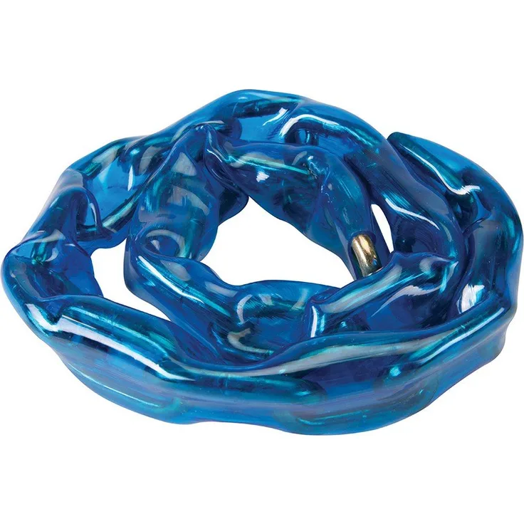 Silverline 282497 Sicherheitsstahlkette für Vorhängeschlösser, abgerundete Glieder 900 mm