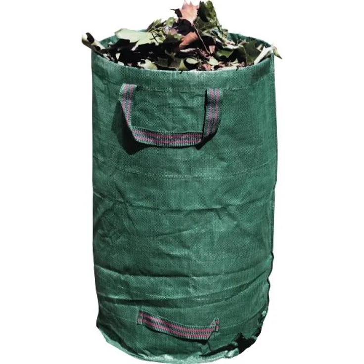 Ideal Gartensack 120L mit Kunststoff-Ring, Grün, 44 x 28 x 5 cm