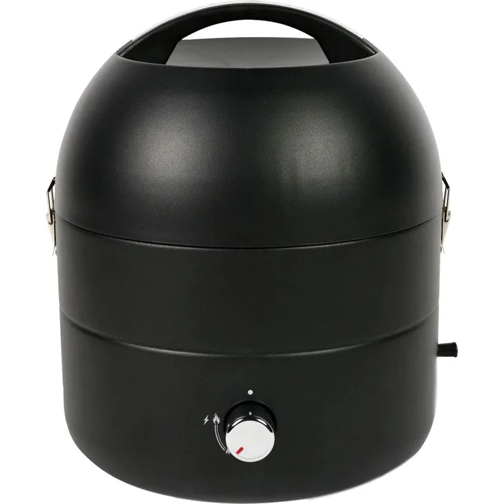 TAINO Grill-to-Go Gasgrill BBQ portabel Grill Camping tragbar Kugelgrill Gas Tischgrill Schwarz