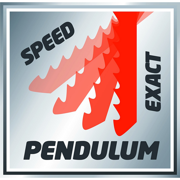 Einhell Akku Stichsäge TE-JS 18 Li Solo Power X-Change (Lithium Ionen, 18 V, max. 80 mm, 4-Stufen Pendelhub, Absaugadapter, Parallelanschlag, LED-Licht, ohne Akku und Ladegerät) – Bild 3