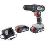 MANNESMANN 17690 Akku-Bohrschrauber 20 V 1,5 Ah 1400 U-min 10 mm Durchmesser inklusive 2 Akkus