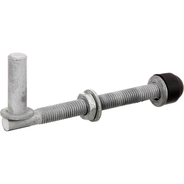 GAH-Alberts 410650 Kloben, ein Paar, zum Durchschrauben, verstellbar, feuerverzinkt, Ø13 mm, 140 mm, M12 – Bild 1