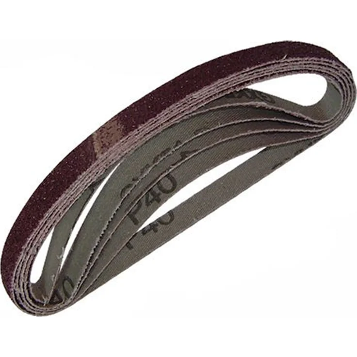 Silverline 740136 Schleifbänder, 13 x 457 mm, 5er-Pckg. 80er-Körnung