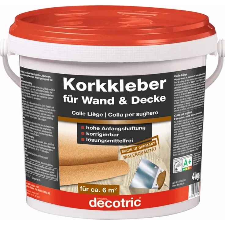 Decotric Korkkleber 4 kg