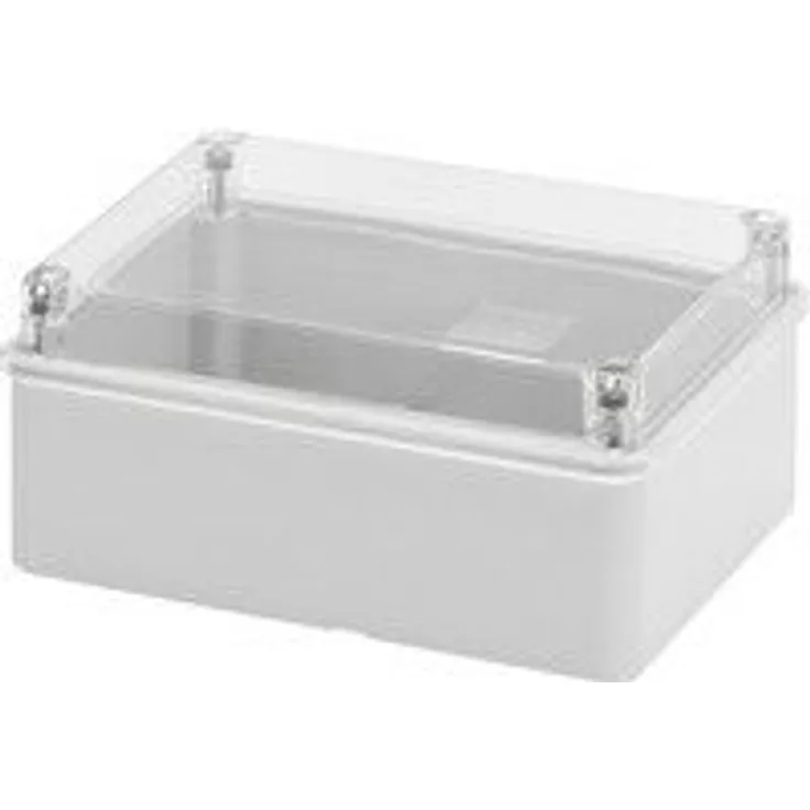 Safe Gewiss außenseite mit transparentem deckel 150x110x70 GW44426
