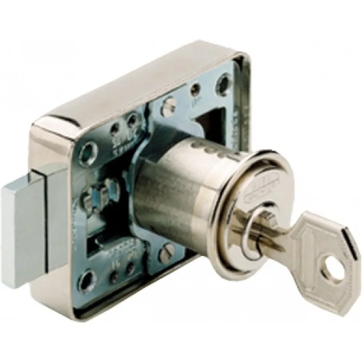 BURG-WÄCHTER ZYLINDER-MOEBELSCHL. Zylinderaufschraubschloss MZ 23 MZ23 Ms-pol. Mz23-sb