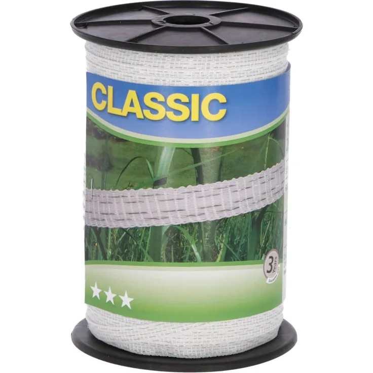 Neutral Weidezaunband Classic 200 m 10 mm Weiß