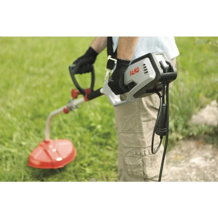 AL-KO Elektro-Rasentrimmer BC 1000 E, 1000 Watt Motorleistung, 35 cm Arbeitsbreite (Faden), Nylon-Doppelfaden per Tippautomatik nachstellbar, teilbarer Alu-Schaft, inkl. Schultertragegurt – Bild 2