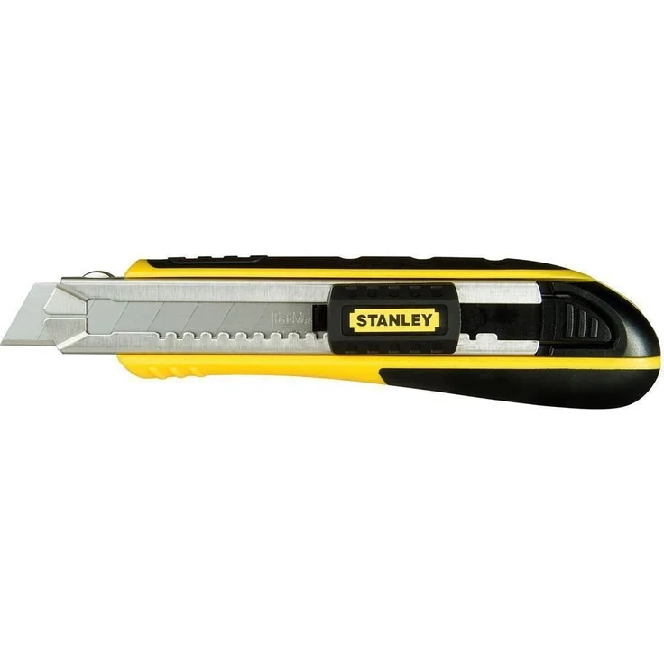 Stanley FatMax Cutter (mit Magazin, 18 mm Klingenbreite, 180 mm Länge, rostfreie Klingenführung, Klingen-Nachschub) 0-10-481 – Bild 1