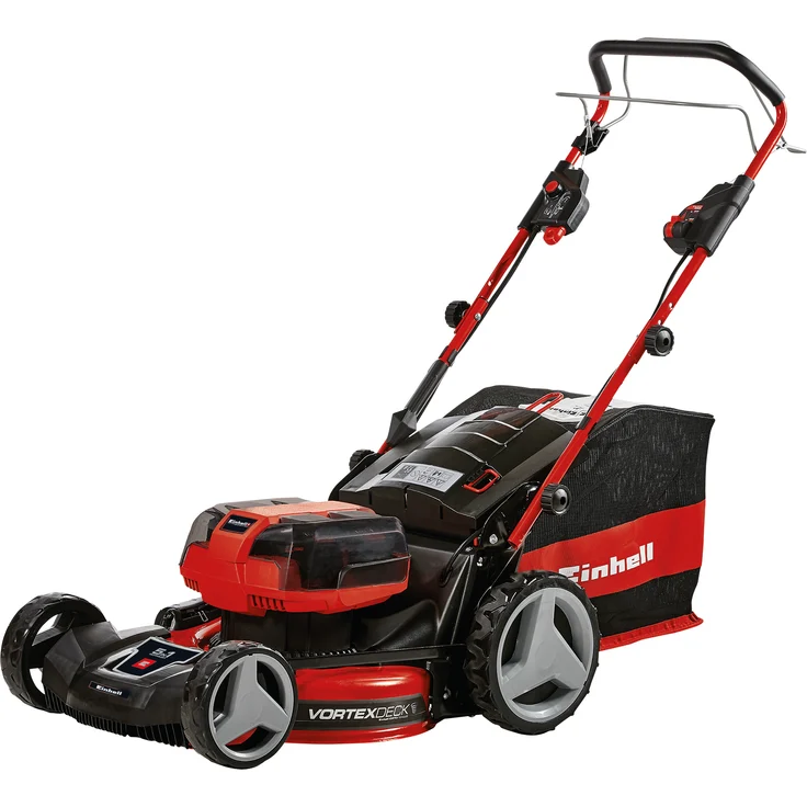 Einhell Akku-Rasenmäher GE-CM 36-47 S HW Li Power X-Change - Li-Ion, 36 V, 47 cm Schnittbreite, Highwheeler, bürstenloser Elektromotor, inkl. 4 x 4,0 Ah Akku, 2 x PXC-Twincharger - – Bild 1