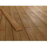 Terrassendiele Bangkirai genutet 2,1 cm x 14,5 cm x 215 cm 4006850477579