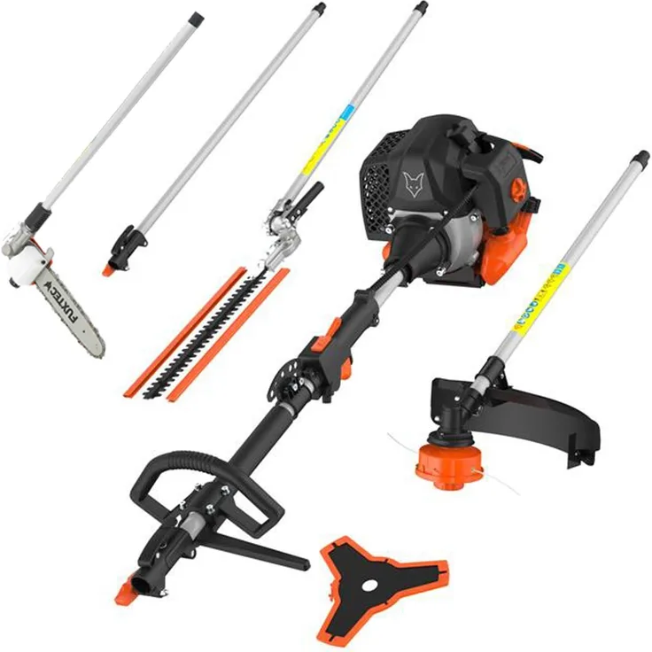 FUXTEC FX-MT252ER Multitool 5in1 Benzin Motorsense mit verstellbarem Hochentaster FX-MT252ER 2200W