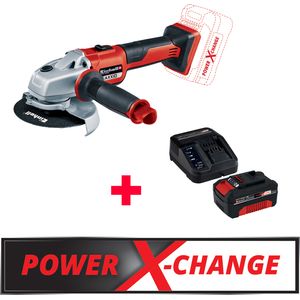 Bild für Einhell TE-AG 18/125 Akku-Winkelschleifer AXXIO plus 18V 3,0Ah PXC Starter Kit 125 mm Akku