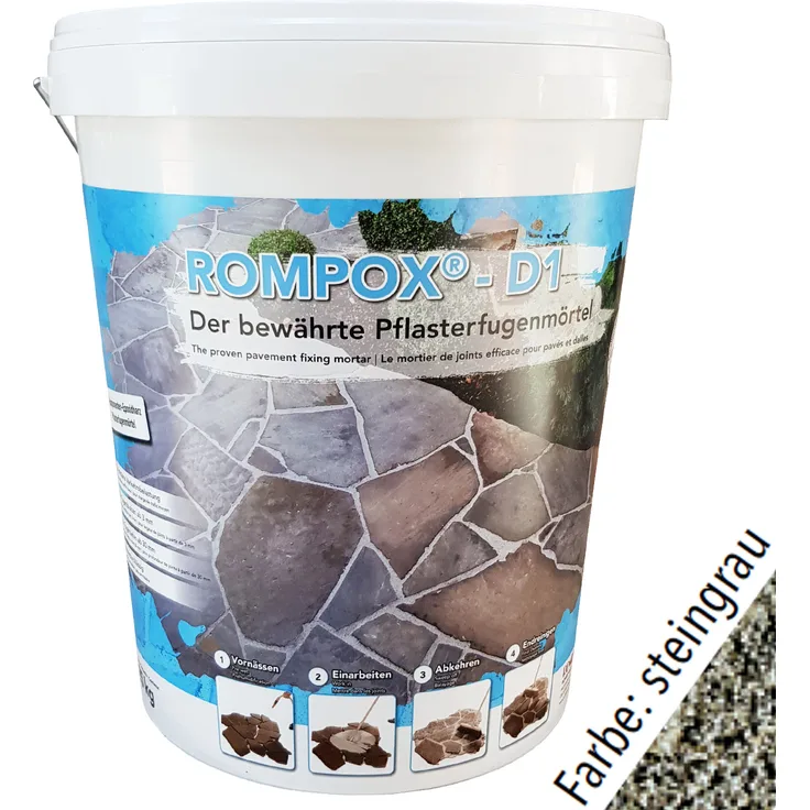 Romex ROMPOX D1 Pflasterfugenmörtel 2K Steingrau 25kg