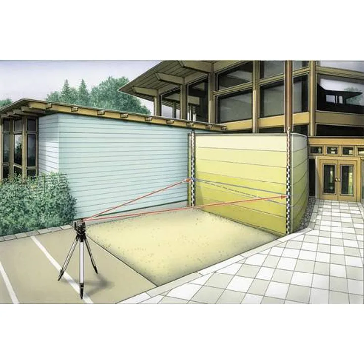 Laserliner 080.00 Flachkopfstativ 5-8'' Höhe (max.)=165cm