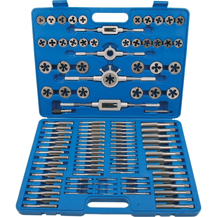 BGS 1900 | Gewindeschneid-Satz | 110-tlg. | M2 - M18 | metrisch | speziell für Feingewinde | inkl. Kunststoff-Koffer