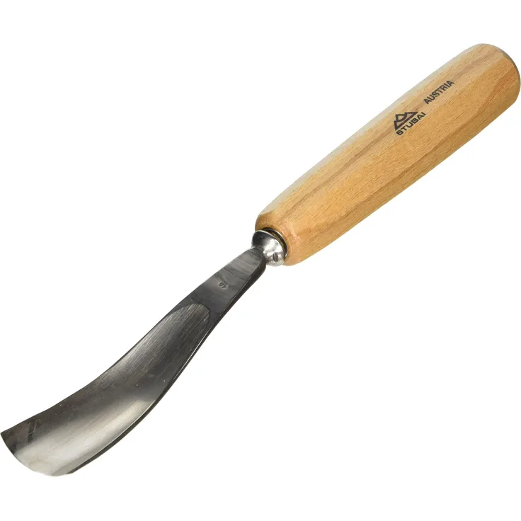 Stubai 551630 Stechbeitel lang poliert Form 16 30 mm