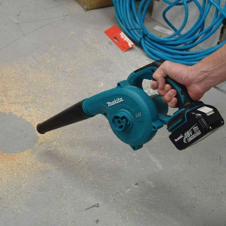 Makita DUB185Z Akku Gebläse Solo 18V Li-Ion Lxt, ohne Akku und Ladegerät, 290 km-h Max. Drehzahl 18000 U-min 18 V 94 dB – Bild 5
