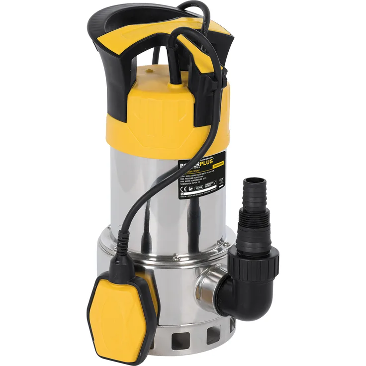 Varo Powerplus Tauchpumpe 900 W Kellerpumpe 14000 l/h Klar- und Schmutzwasserpumpe Tauchmotorpumpe