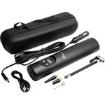 Technaxx 4906 Kompressor 8 bar Aufbewahrungs-Box--Tasche, Digitales Display, Inkl. 1 Akku, mit Arbeitslampe