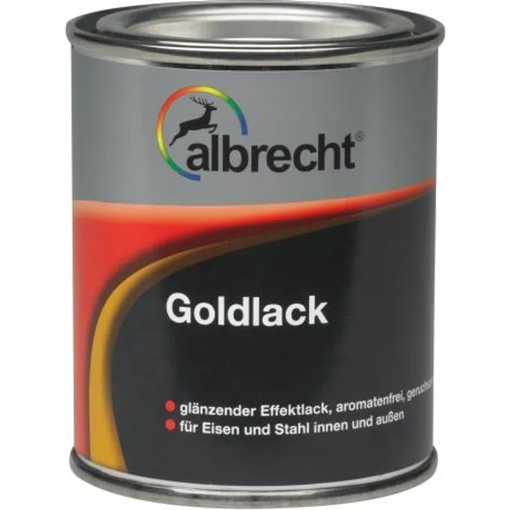 Albrecht Goldlack 125 ml, gold