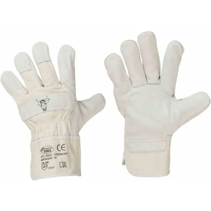 Rindvollleder-Handschuh STIERKOPF Gr. 10