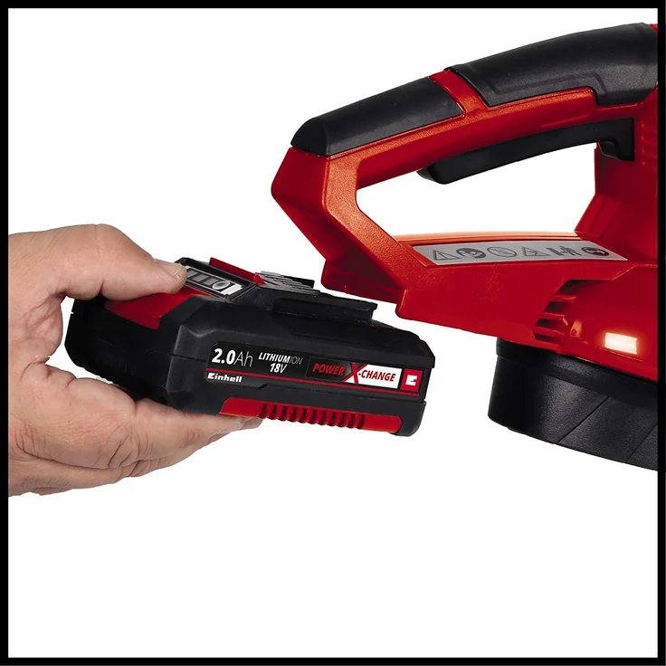 Einhell Akku-Laubbläser GE-CL 18 Li E-Solo Power X-Change PXC (Li-Ion, 18 V, 210 km-h Blas-Luftstrom, Softgrip, elektronische Drehzahlregulierung, ohne Akku und Ladegerät) – Bild 4
