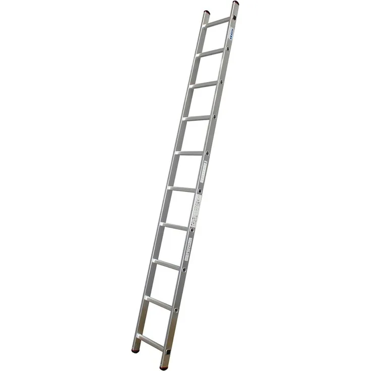 KRAUSE Corda Anlegeleiter - 10 Sprossen, Arbeitshöhe 3,75 m