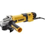 DeWalt Winkelschleifer (1500 Watt, 125 mm mit Drehzahlelektronik, mit Sanftanlauf und Nullspannungsschutz) DWE4257-QS