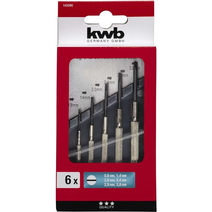 KWB 49145090 _ 1 Schraubendreher-Set PRECISION, 6 Teile