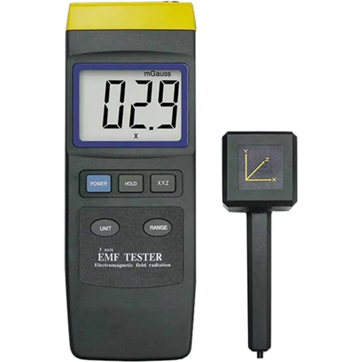 PCE Instruments Magnetfeld Messgerät PCE-G28 0 - 2000 µT 0 - 20000 mGs