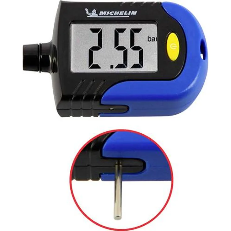 Michelin MICH-92409 Reifendruckprüfer digital Messbereich Luftdruck 0.35 - 6.8 bar