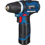 Hyundai HYUNDAI Akku-Bohrschrauber CD1201LI SET (12V Akkuschrauber, Akkubohrer)