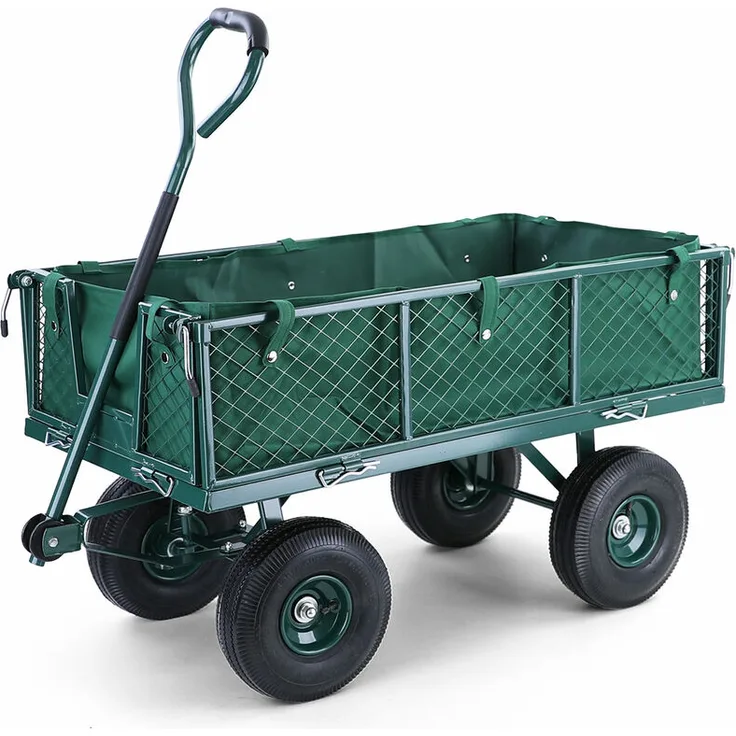 Transportwagen Gartenwagen Gerätewagen Handwagen mit Luftbereifung XL 300 KG